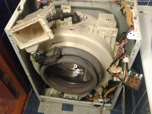 Замена дозатора стиральной машины